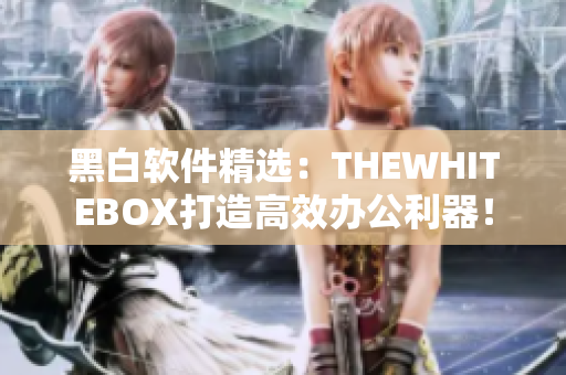 黑白软件精选：THEWHITEBOX打造高效办公利器！