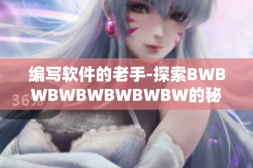 编写软件的老手-探索BWBWBWBWBWBWBW的秘密