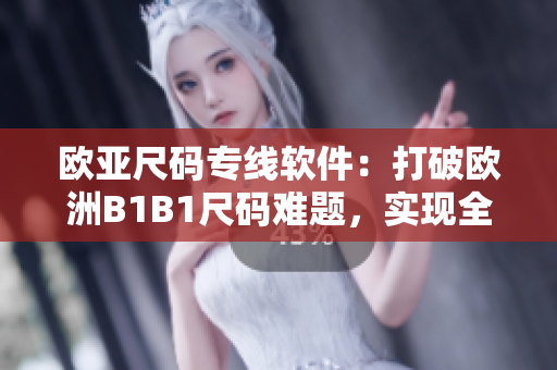 欧亚尺码专线软件：打破欧洲B1B1尺码难题，实现全球化尺码适配