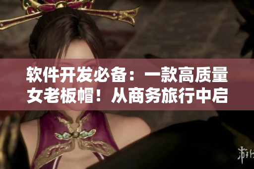 软件开发必备：一款高质量女老板帽！从商务旅行中启发的02经典款式