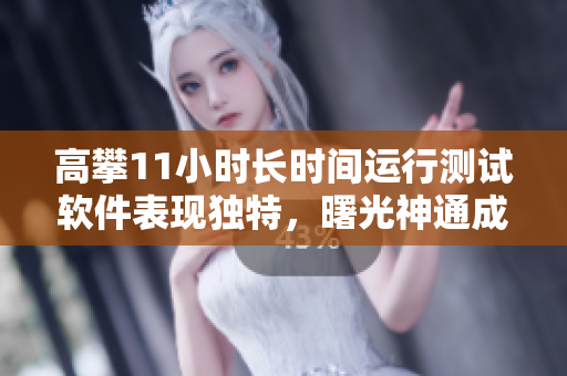高攀11小时长时间运行测试软件表现独特，曙光神通成功跻身超级计算机前列