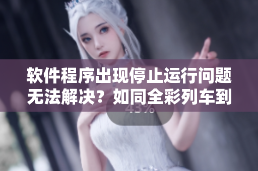 软件程序出现停止运行问题无法解决？如同全彩列车到站前无法停下来
