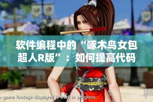 软件编程中的“啄木鸟女包超人R版”：如何提高代码质量及效率