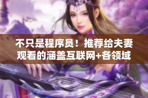 不只是程序员！推荐给夫妻观看的涵盖互联网+各领域的哔哩哔哩电视剧