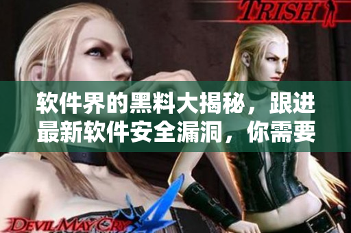 软件界的黑料大揭秘，跟进最新软件安全漏洞，你需要的一切都在这里！