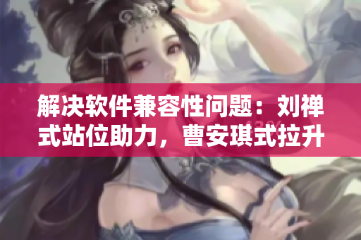解决软件兼容性问题：刘禅式站位助力，曹安琪式拉升质量