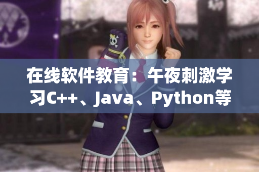 在线软件教育：午夜刺激学习C++、Java、Python等编程语言