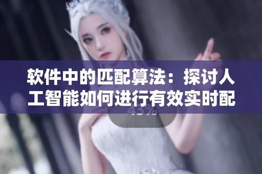 软件中的匹配算法：探讨人工智能如何进行有效实时配对交流