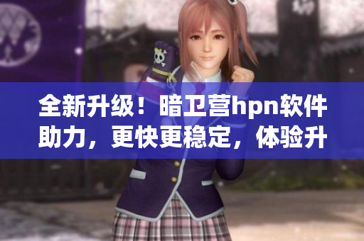 全新升级！暗卫营hpn软件助力，更快更稳定，体验升级至极致
