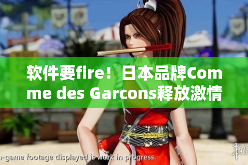 软件要fire！日本品牌Comme des Garcons释放激情！