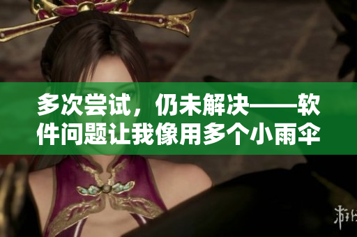 多次尝试，仍未解决——软件问题让我像用多个小雨伞一样困扰一晚上