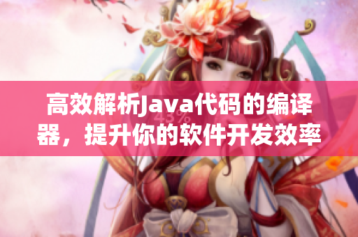 高效解析Java代码的编译器，提升你的软件开发效率！