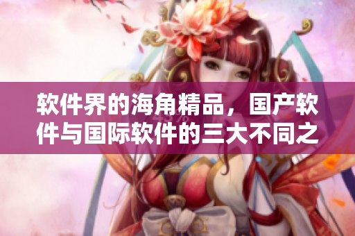 软件界的海角精品，国产软件与国际软件的三大不同之处！