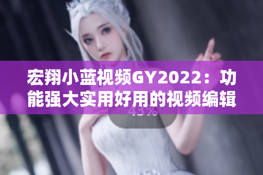 宏翔小蓝视频GY2022：功能强大实用好用的视频编辑软件