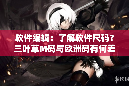 软件编辑：了解软件尺码？三叶草M码与欧洲码有何差异？