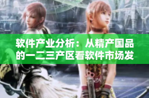 软件产业分析：从精产国品的一二三产区看软件市场发展趋势