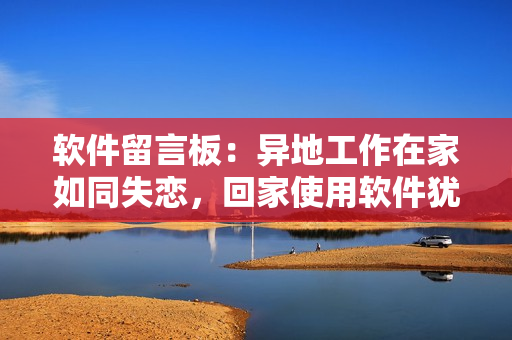 软件留言板：异地工作在家如同失恋，回家使用软件犹如披荆斩棘