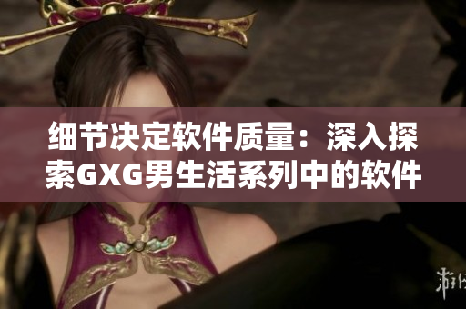细节决定软件质量：深入探索GXG男生活系列中的软件开发难题