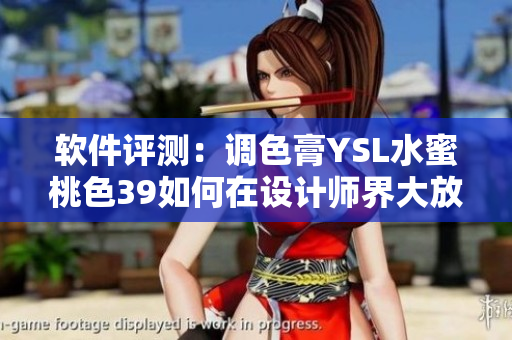 软件评测：调色膏YSL水蜜桃色39如何在设计师界大放异彩