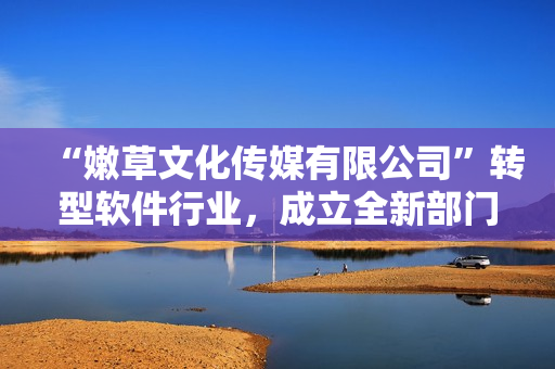 “嫩草文化传媒有限公司”转型软件行业，成立全新部门！