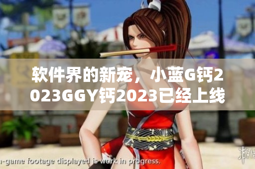 软件界的新宠，小蓝G钙2023GGY钙2023已经上线！
