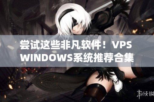 尝试这些非凡软件！VPS WINDOWS系统推荐合集