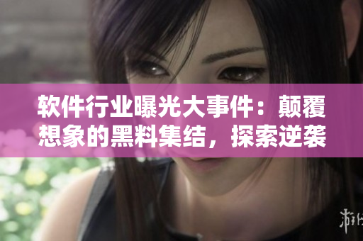 软件行业曝光大事件：颠覆想象的黑料集结，探索逆袭之路