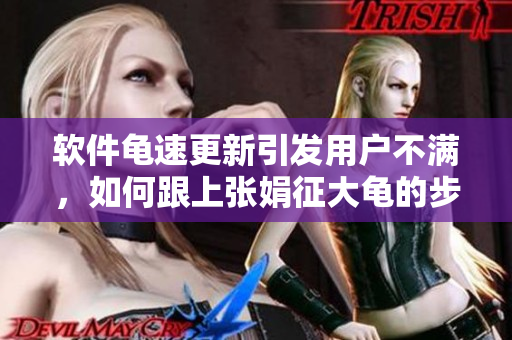 软件龟速更新引发用户不满，如何跟上张娟征大龟的步伐？