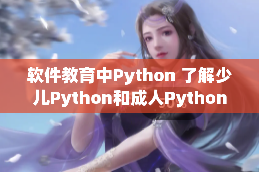 软件教育中Python 了解少儿Python和成人Python的不同点