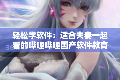 轻松学软件：适合夫妻一起看的哔哩哔哩国产软件教育剧