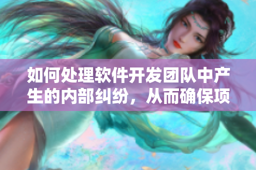 如何处理软件开发团队中产生的内部纠纷，从而确保项目进度？