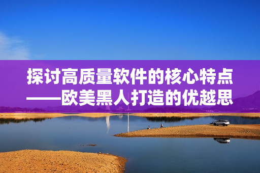 探讨高质量软件的核心特点——欧美黑人打造的优越思维方式
