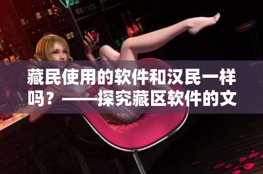 藏民使用的软件和汉民一样吗？——探究藏区软件的文化背景