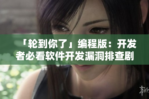 「轮到你了」编程版：开发者必看软件开发漏洞排查剧集