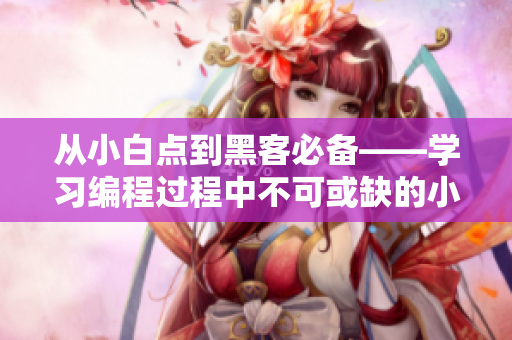 从小白点到黑客必备——学习编程过程中不可或缺的小工具