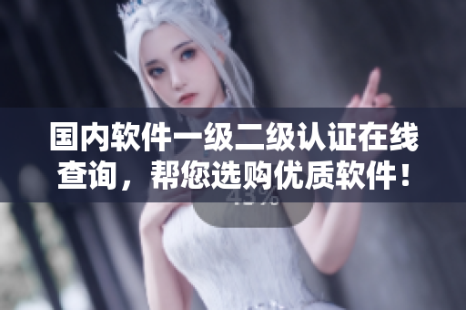 国内软件一级二级认证在线查询，帮您选购优质软件！