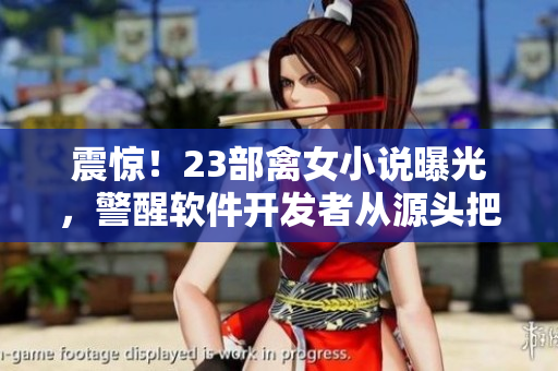 震惊！23部禽女小说曝光，警醒软件开发者从源头把控用户内容！