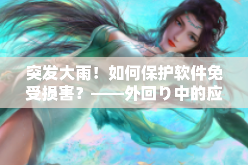 突发大雨！如何保护软件免受损害？——外回り中的应急措施