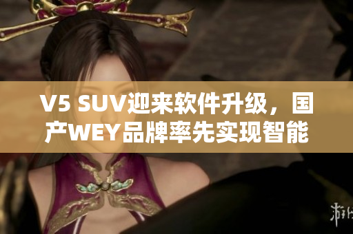 V5 SUV迎来软件升级，国产WEY品牌率先实现智能驾驶功能