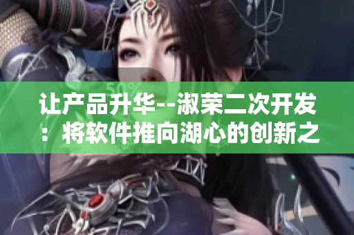 让产品升华--淑荣二次开发：将软件推向湖心的创新之举！