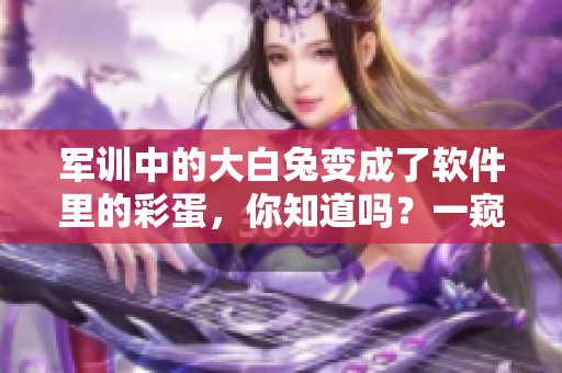 军训中的大白兔变成了软件里的彩蛋，你知道吗？一窥其中独家秘闻