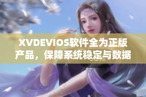 XVDEVIOS软件全为正版产品，保障系统稳定与数据安全