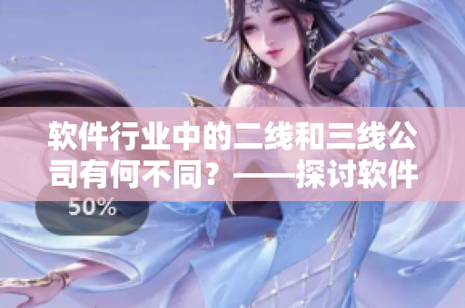 软件行业中的二线和三线公司有何不同？——探讨软件公司发展的分层现象