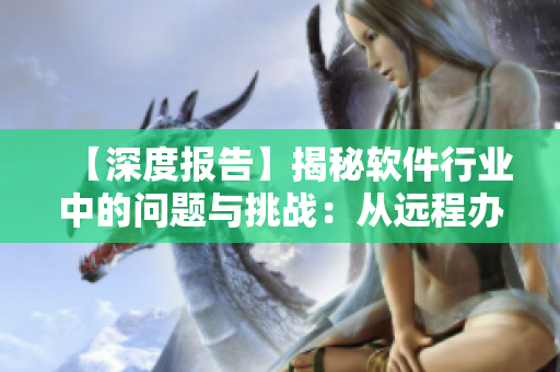 【深度报告】揭秘软件行业中的问题与挑战：从远程办公到数据安全