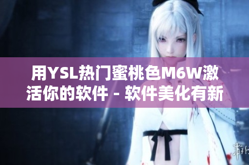 用YSL热门蜜桃色M6W激活你的软件 - 软件美化有新招式！