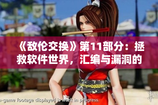 《敌伦交换》第11部分：拯救软件世界，汇编与漏洞的对决