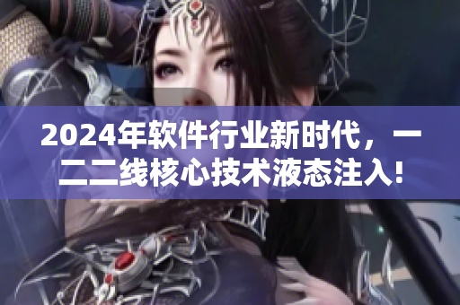 2024年软件行业新时代，一二二线核心技术液态注入!