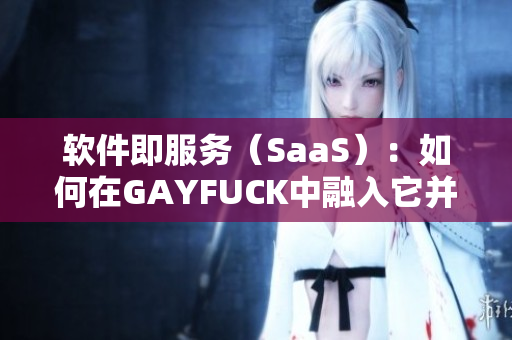 软件即服务（SaaS）：如何在GAYFUCK中融入它并优化您的业务运营？