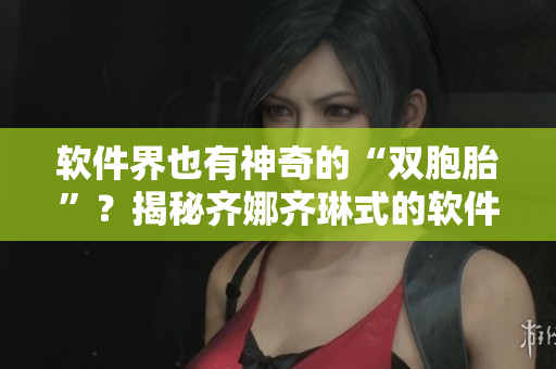 软件界也有神奇的“双胞胎”？揭秘齐娜齐琳式的软件开发方式!