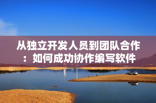 从独立开发人员到团队合作：如何成功协作编写软件